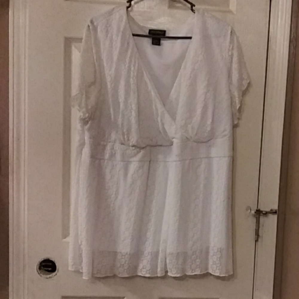 Lace Short Sleeve Shirt